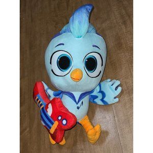 Do Re & Mi Deluxe Feature Plush - 10-Inch ‘Mi’ The Blue Jay Plush with Lights...